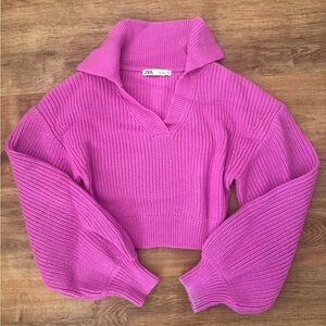 Zara Cropped Sweater